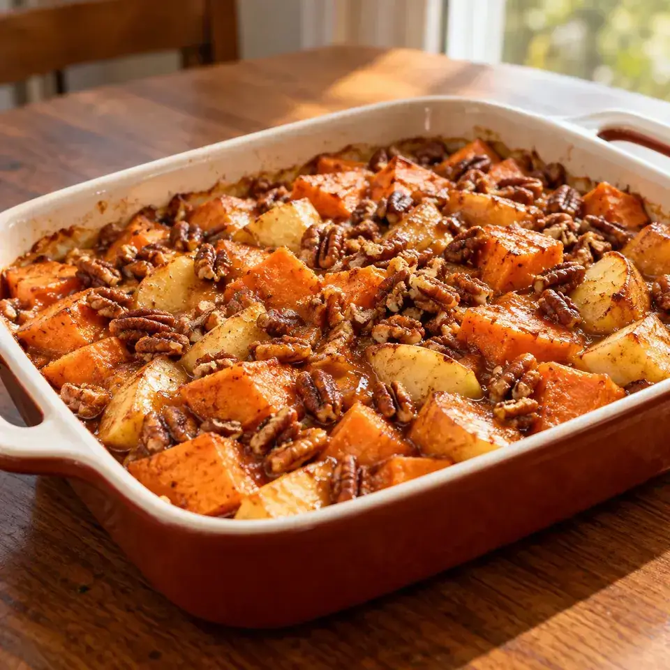 Sweet Potato and Apple Casserole — serving inspiration