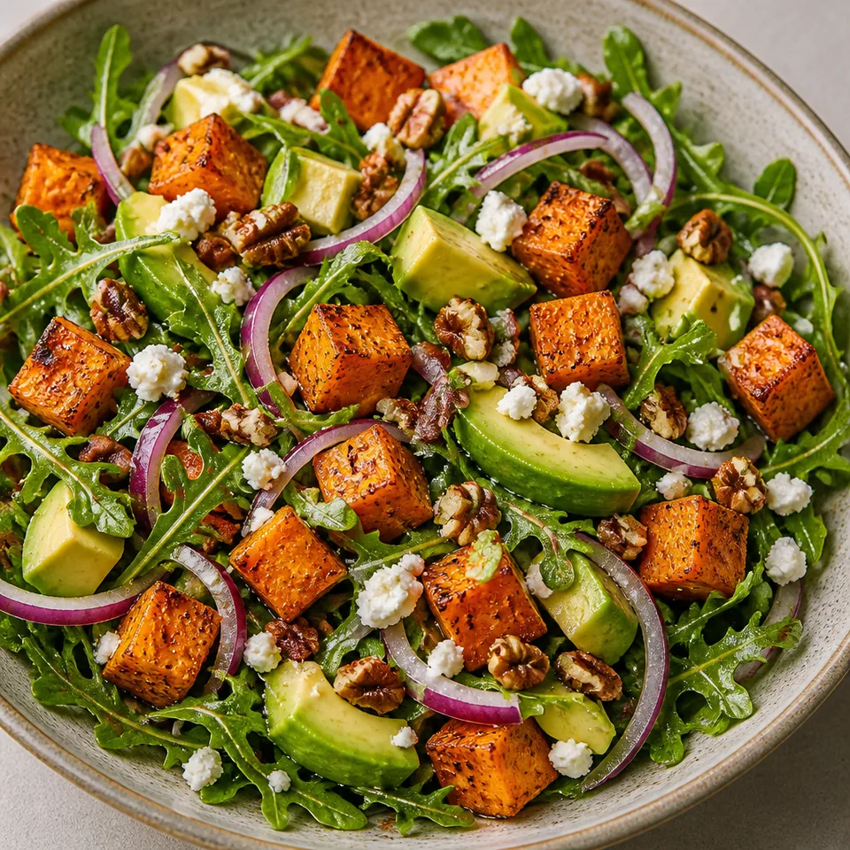 Sweet Potato and Arugula Salad — serving inspiration