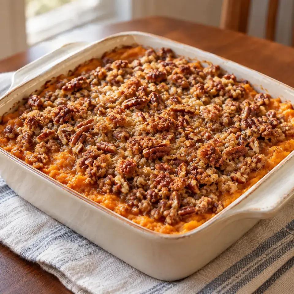 Sweet Potato Casserole — serving inspiration