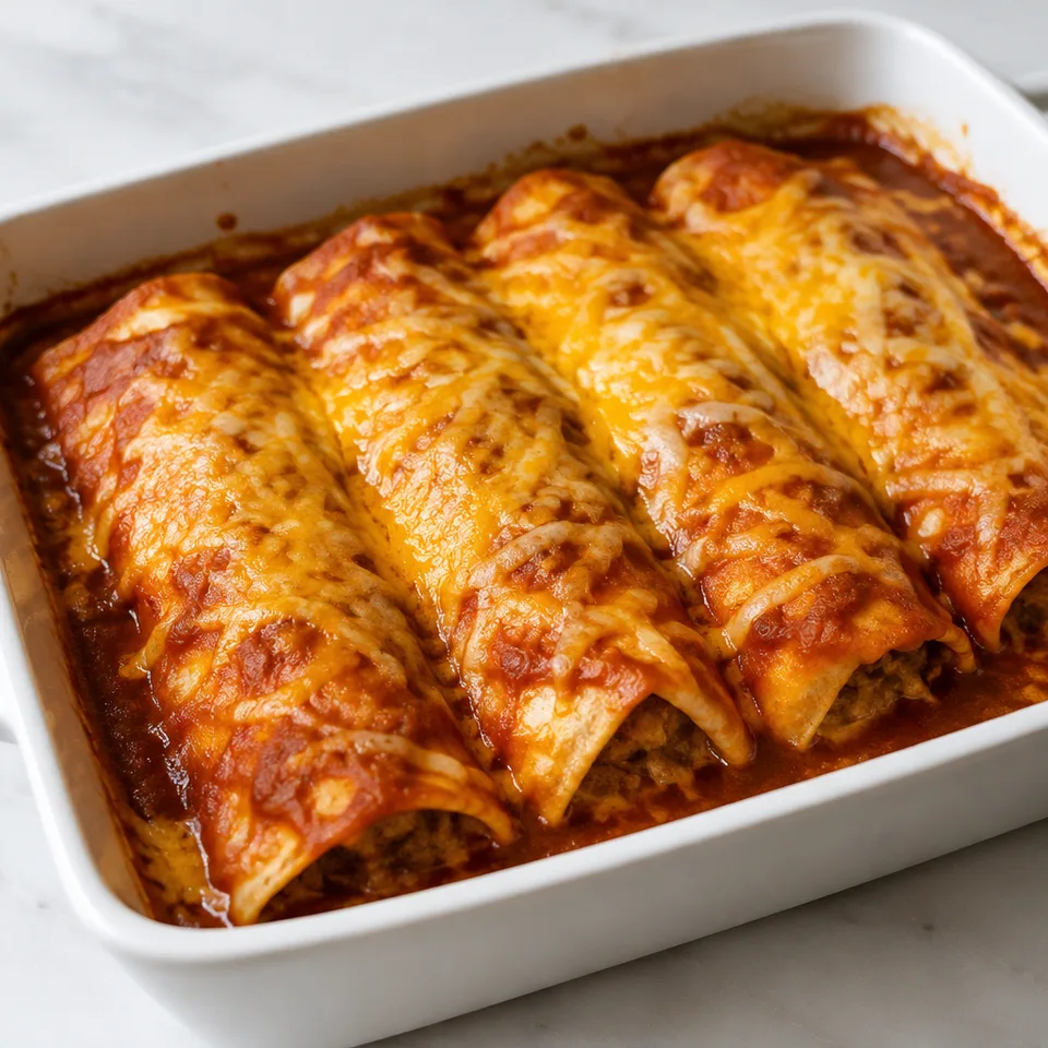 Sweet Potato Enchiladas — serving inspiration