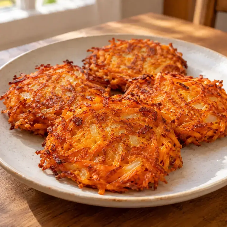 Sweet Potato Hashbrowns — serving inspiration
