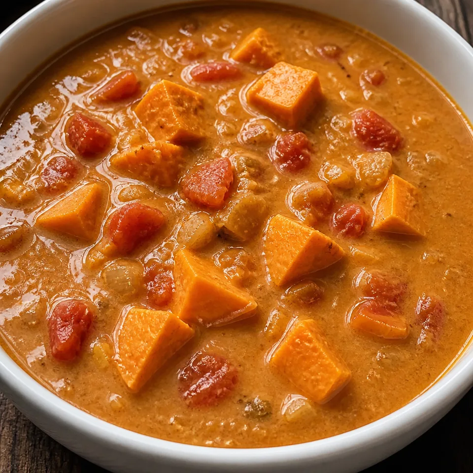 Sweet Potato Peanut Butter Soup — serving inspiration