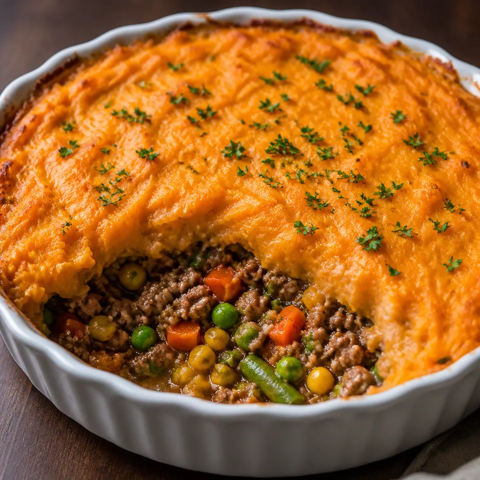 Sweet Potato Shepherd’s Pie — serving inspiration