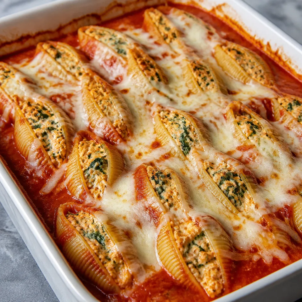 Sweet Potato Spinach Stuffed Shells — serving inspiration