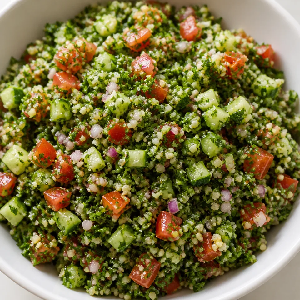 Tabbouleh (Parsley & Bulgar Salad) — serving inspiration