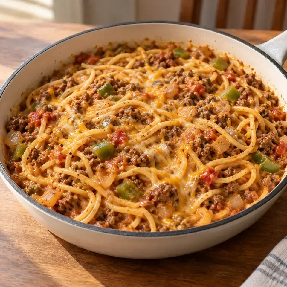 Taco Spaghetti — serving inspiration
