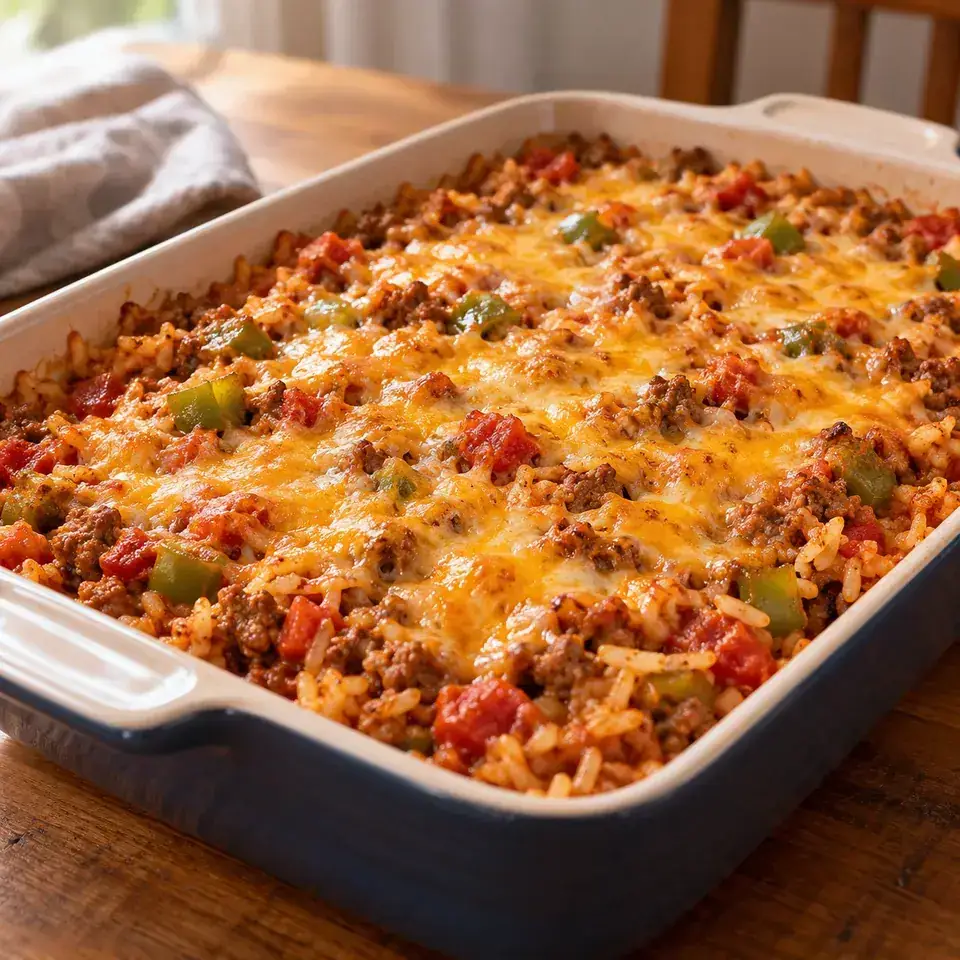 Taco Stuffed Pepper Casserole — serving inspiration