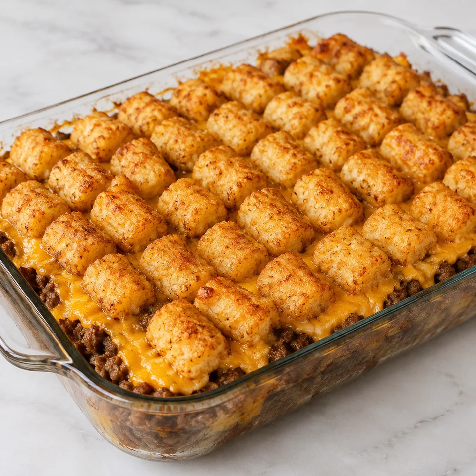 Tater Tot Casserole Recipe — serving inspiration