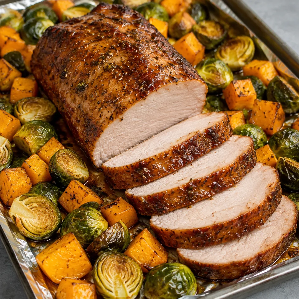 Tender and Juicy Pork Loin Roast Recipe — serving inspiration