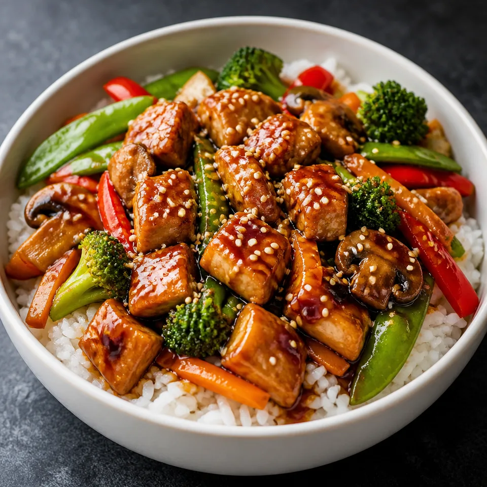 Teriyaki Chicken Bowl — serving inspiration