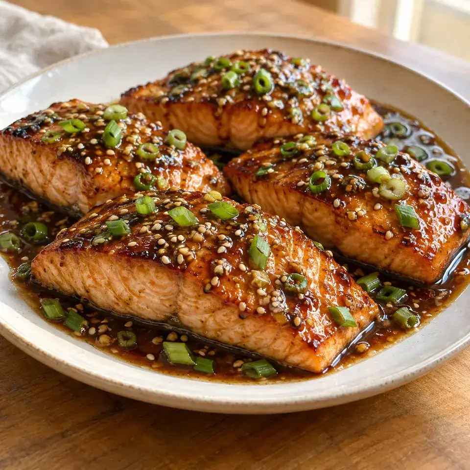 Teriyaki Salmon — serving inspiration