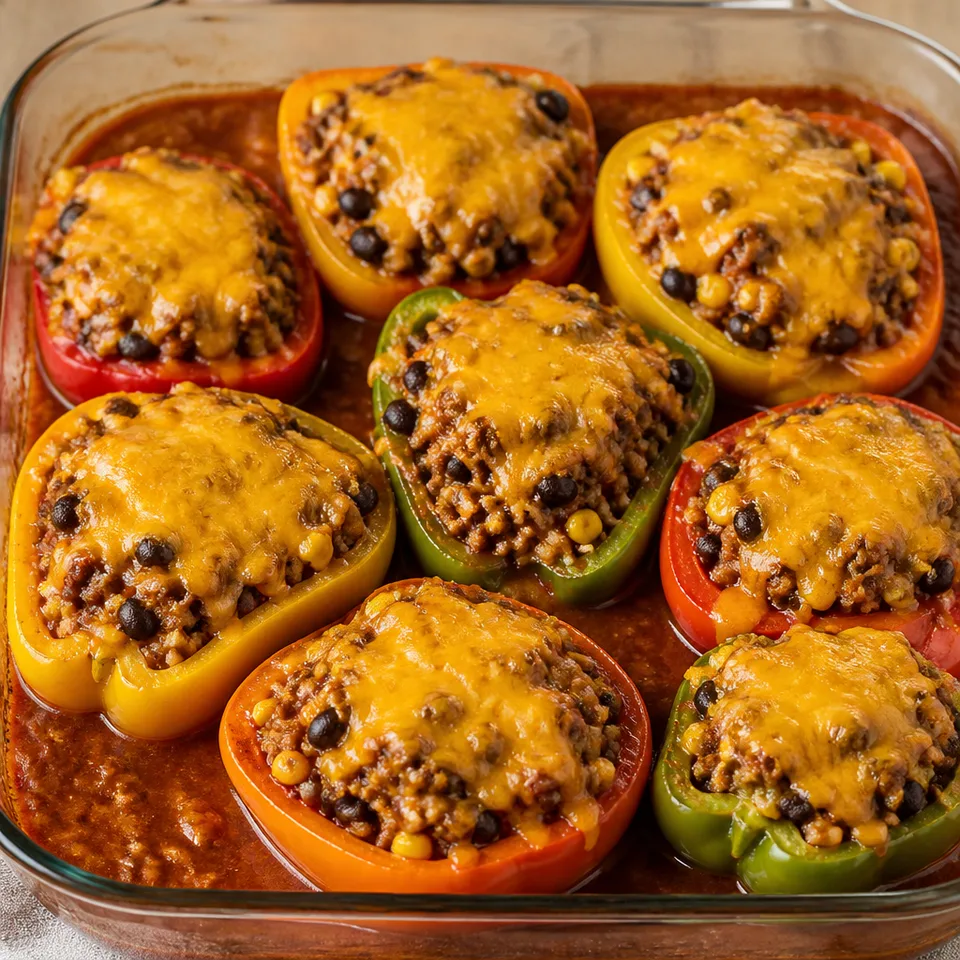 Tex Mex Stuffed Peppers — serving inspiration