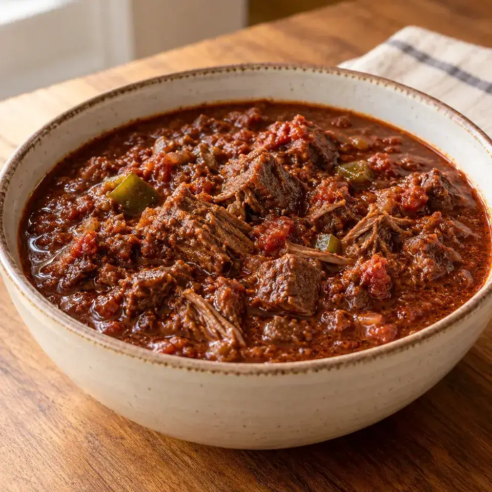 Texas Chili — serving inspiration