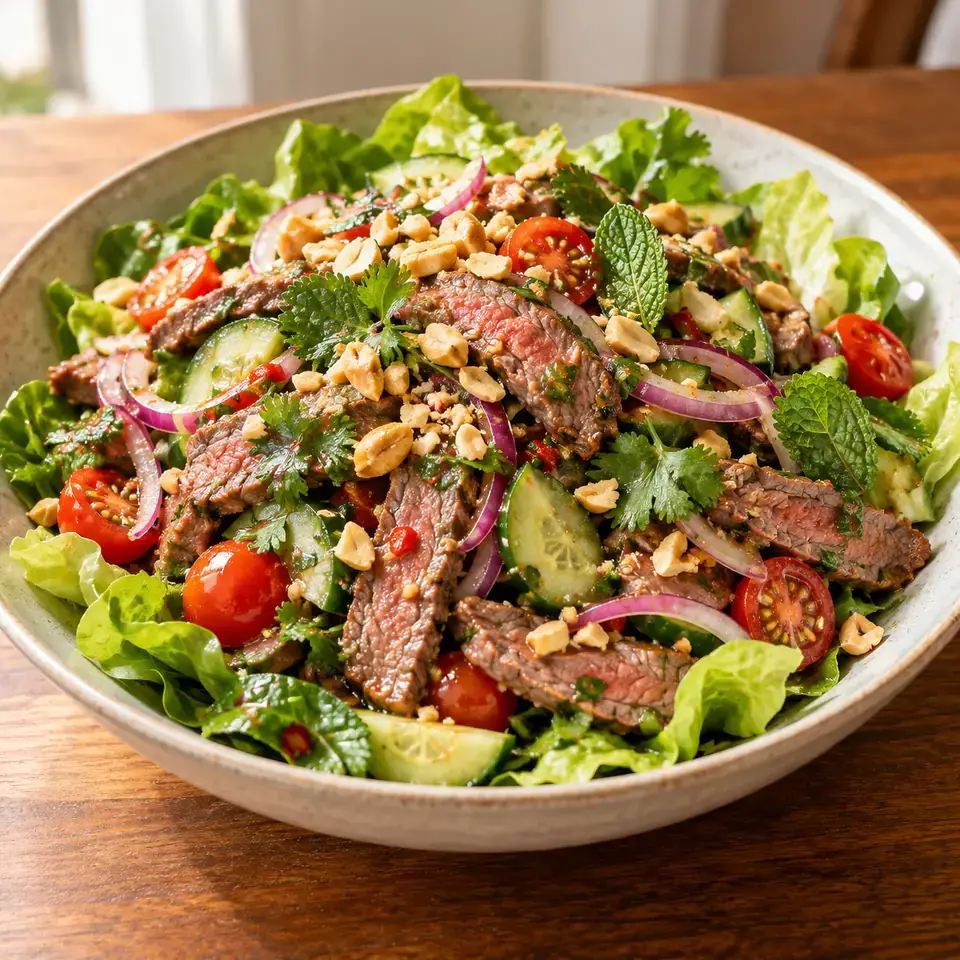 Thai Beef Salad — serving inspiration