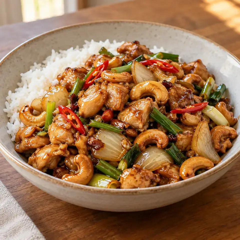 Thai Cashew Chicken Stir Fry — serving inspiration