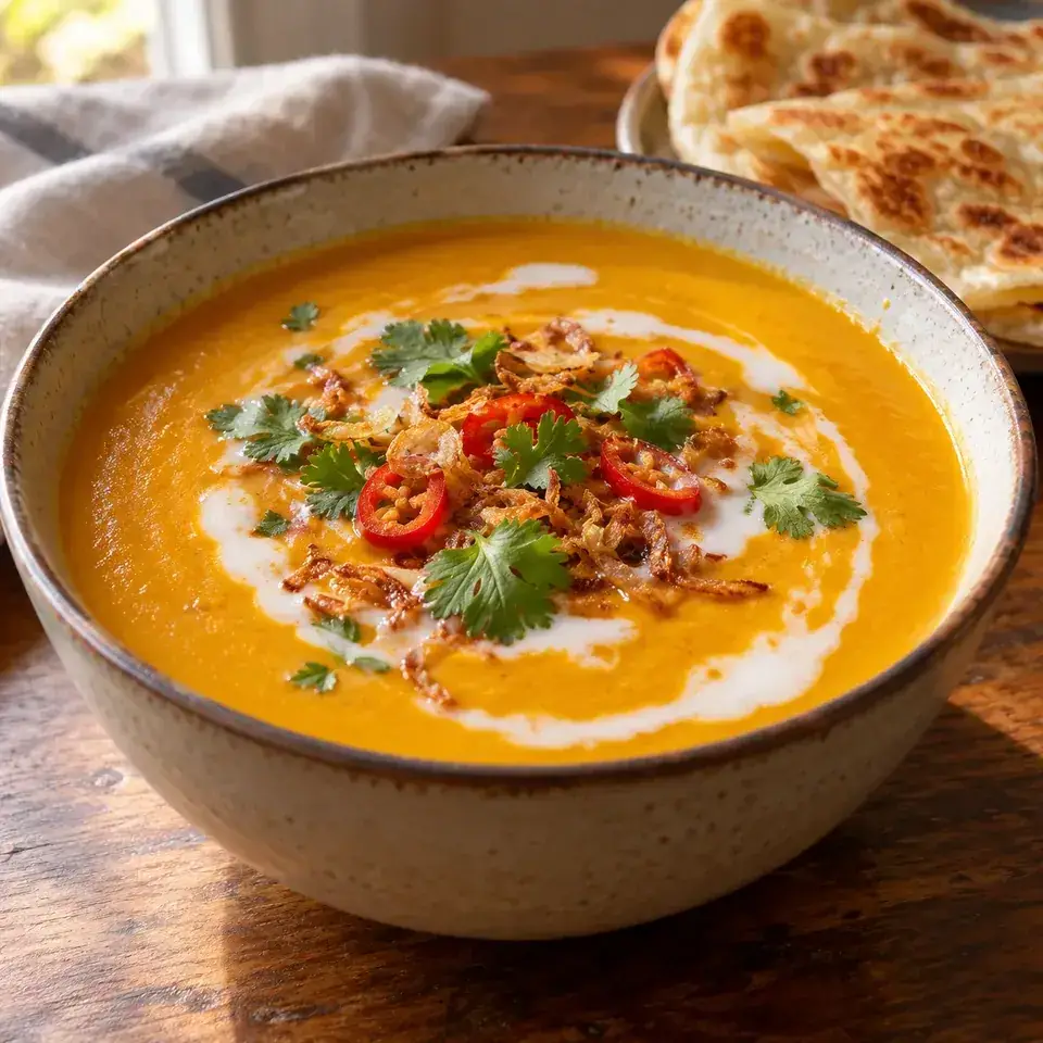 Thai Coconut Pumpkin Soup — serving inspiration