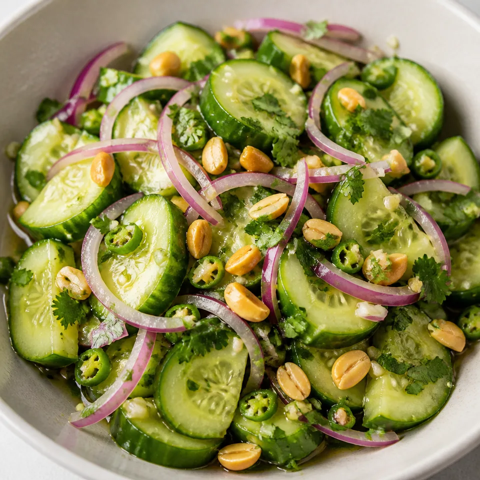 Thai Cucumber Salad with Peanuts — serving inspiration