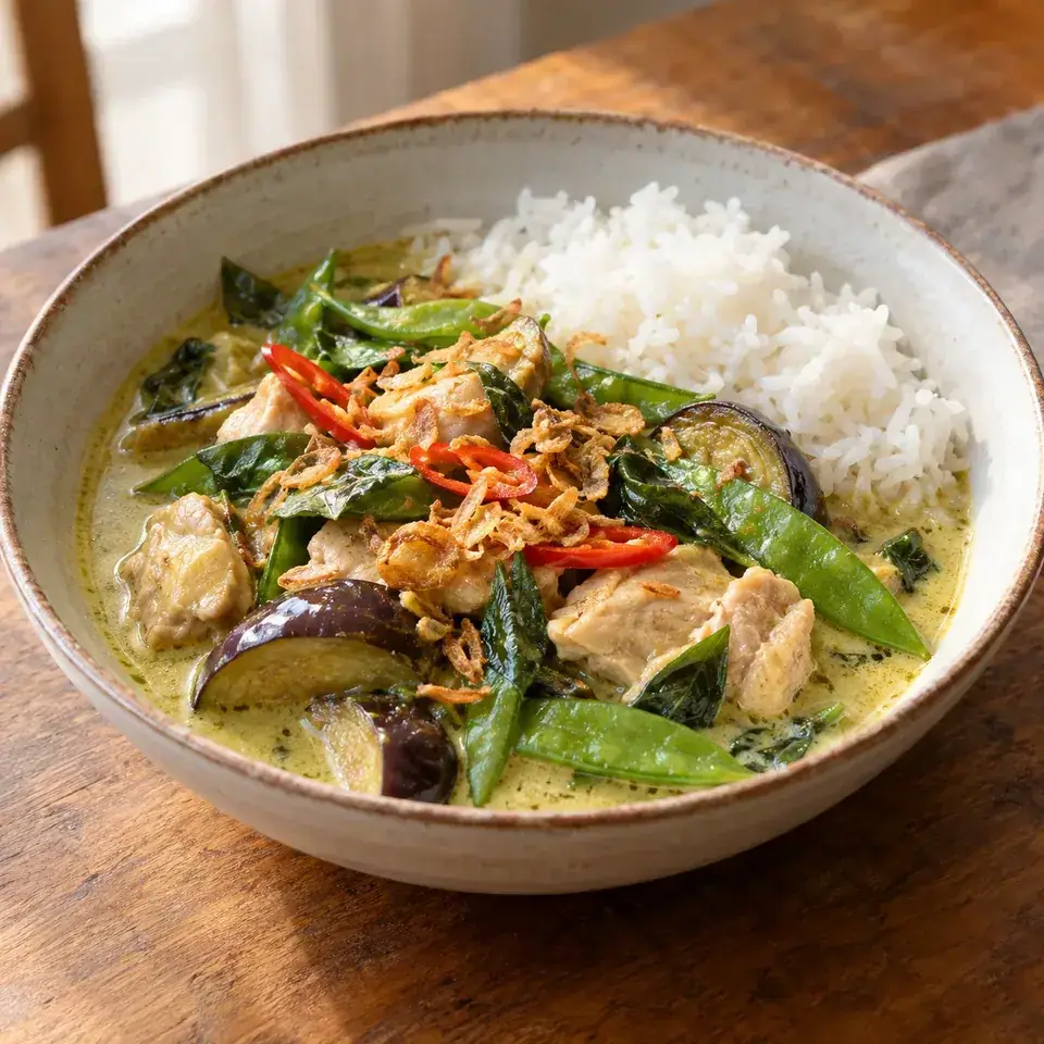 Thai Green Curry — serving inspiration