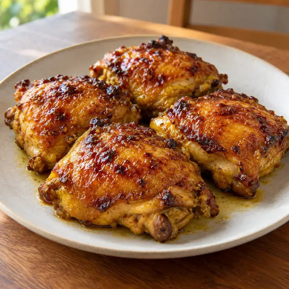 Thai Turmeric Chicken (Gai Yang Khamin) — serving inspiration