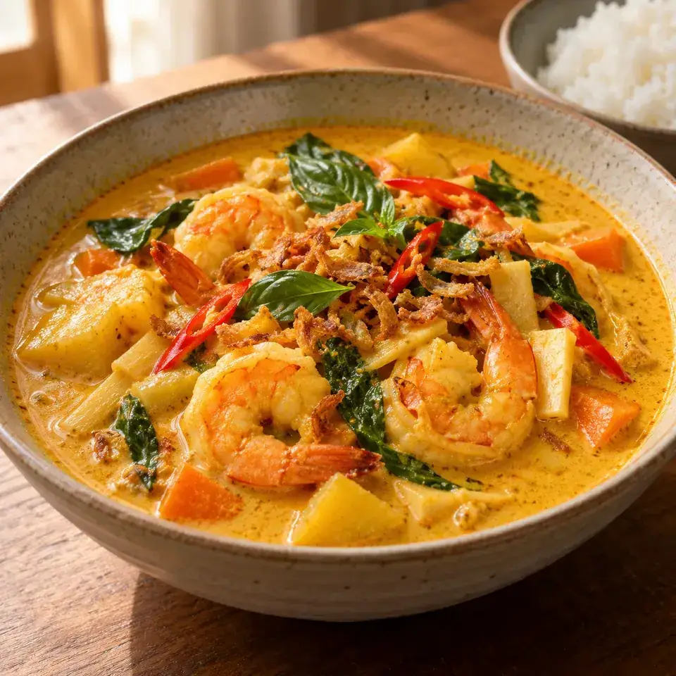 Thai Yellow Curry (from scratch!) — serving inspiration