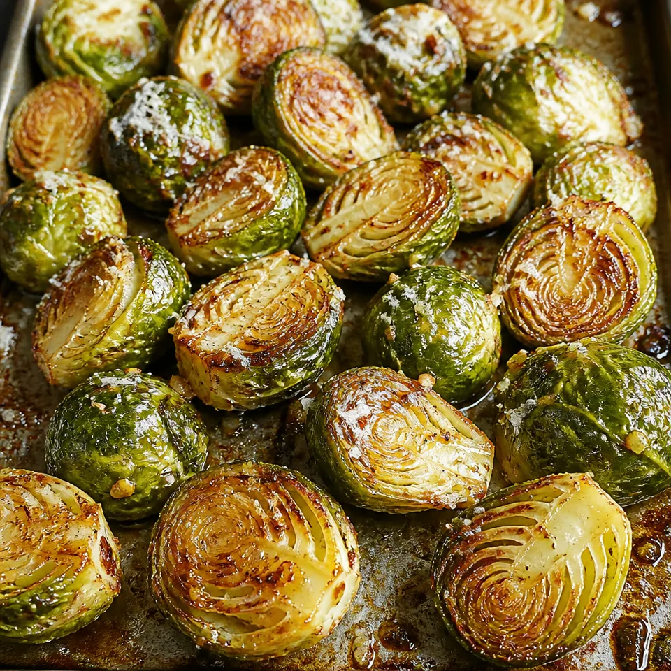 The Best Garlic Butter Brussels Sprouts — serving inspiration