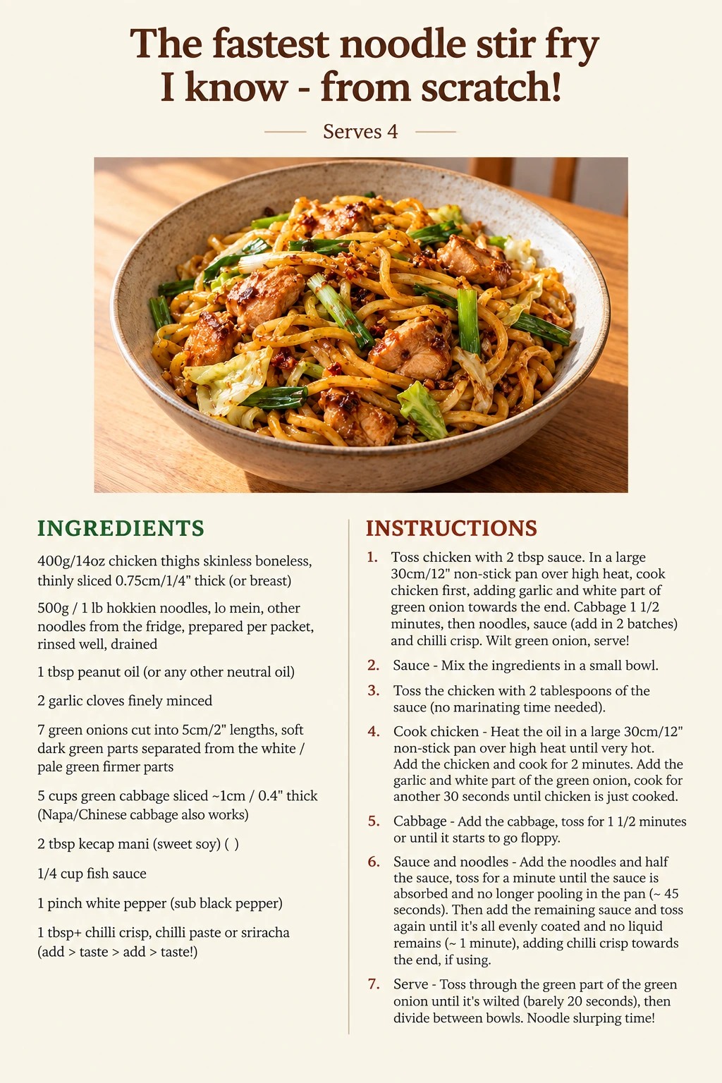 Saved The fastest noodle stir fry I know - from scratch! recipe card; accessible ingredients and instructions are listed above.