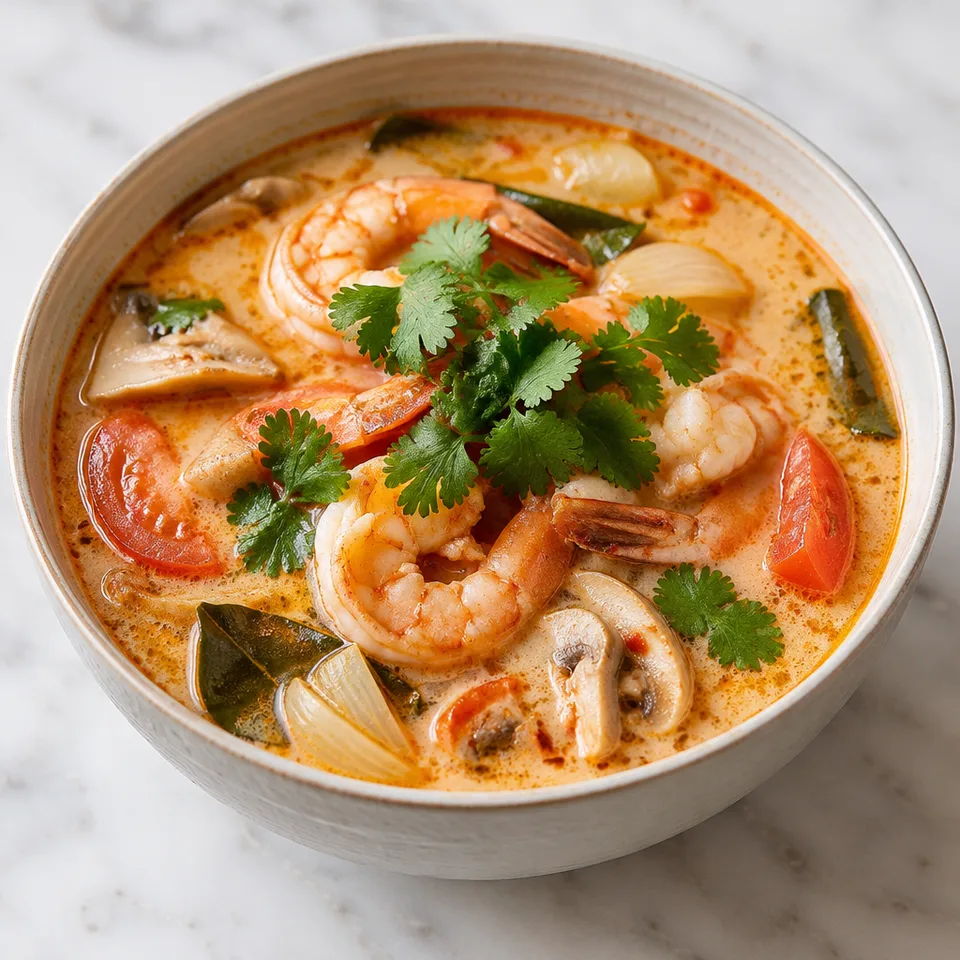 Tom Yum Kha Soup Recipe — serving inspiration