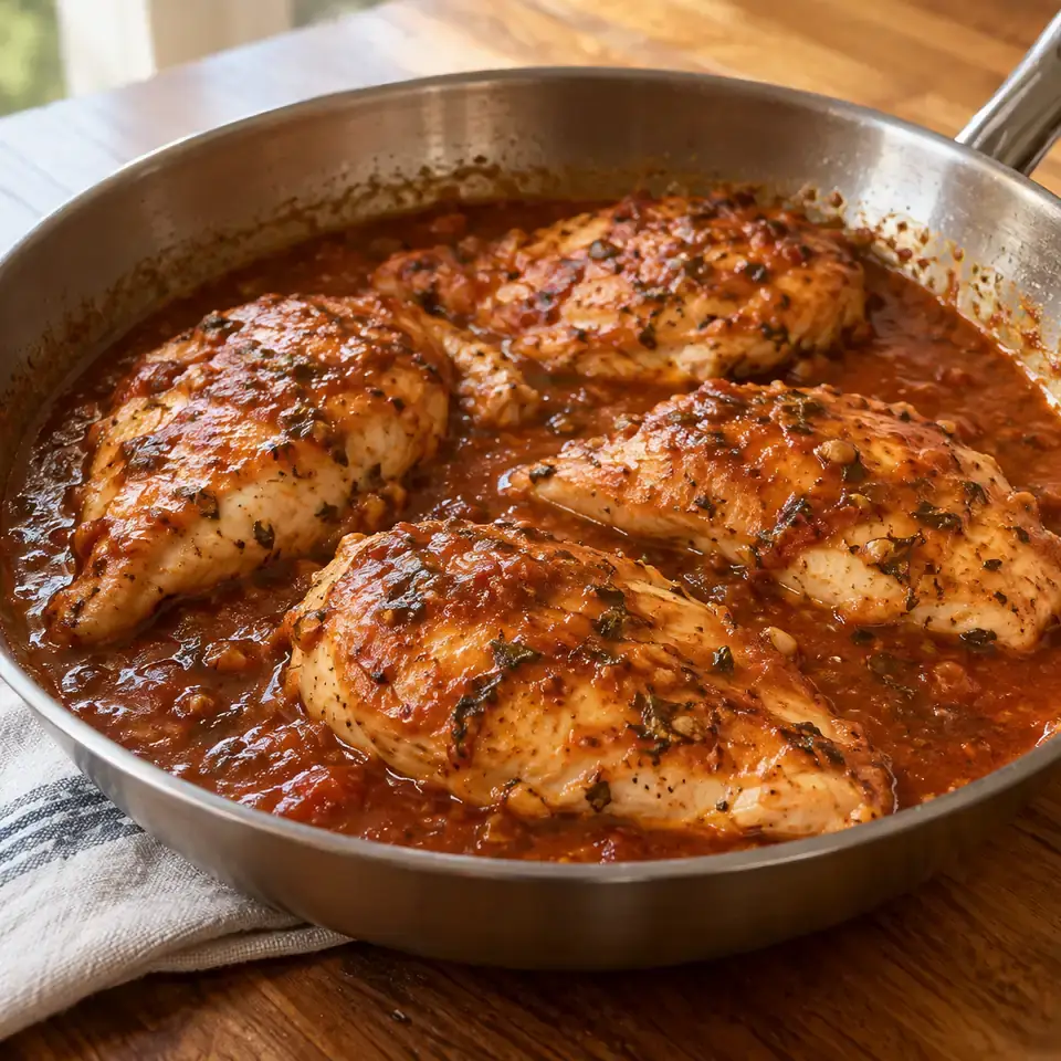 Tomato Basil Chicken — serving inspiration