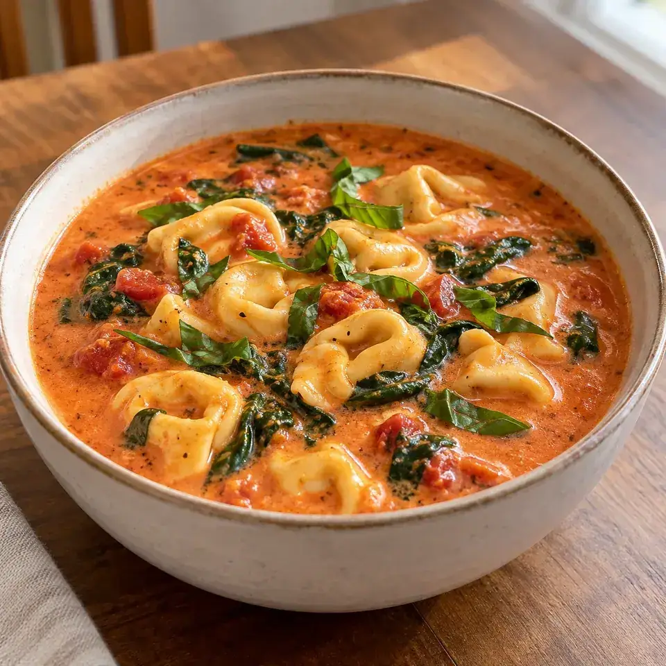 Tomato Tortellini Soup — serving inspiration
