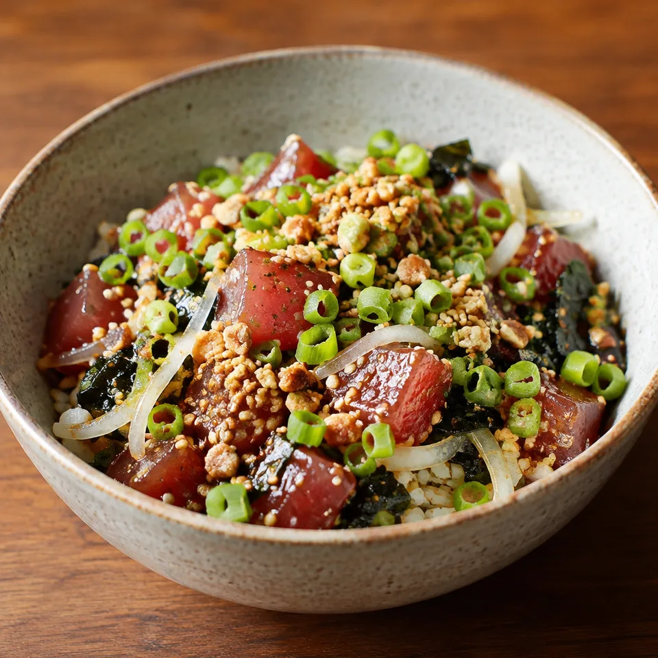 Tuna Poke — serving inspiration