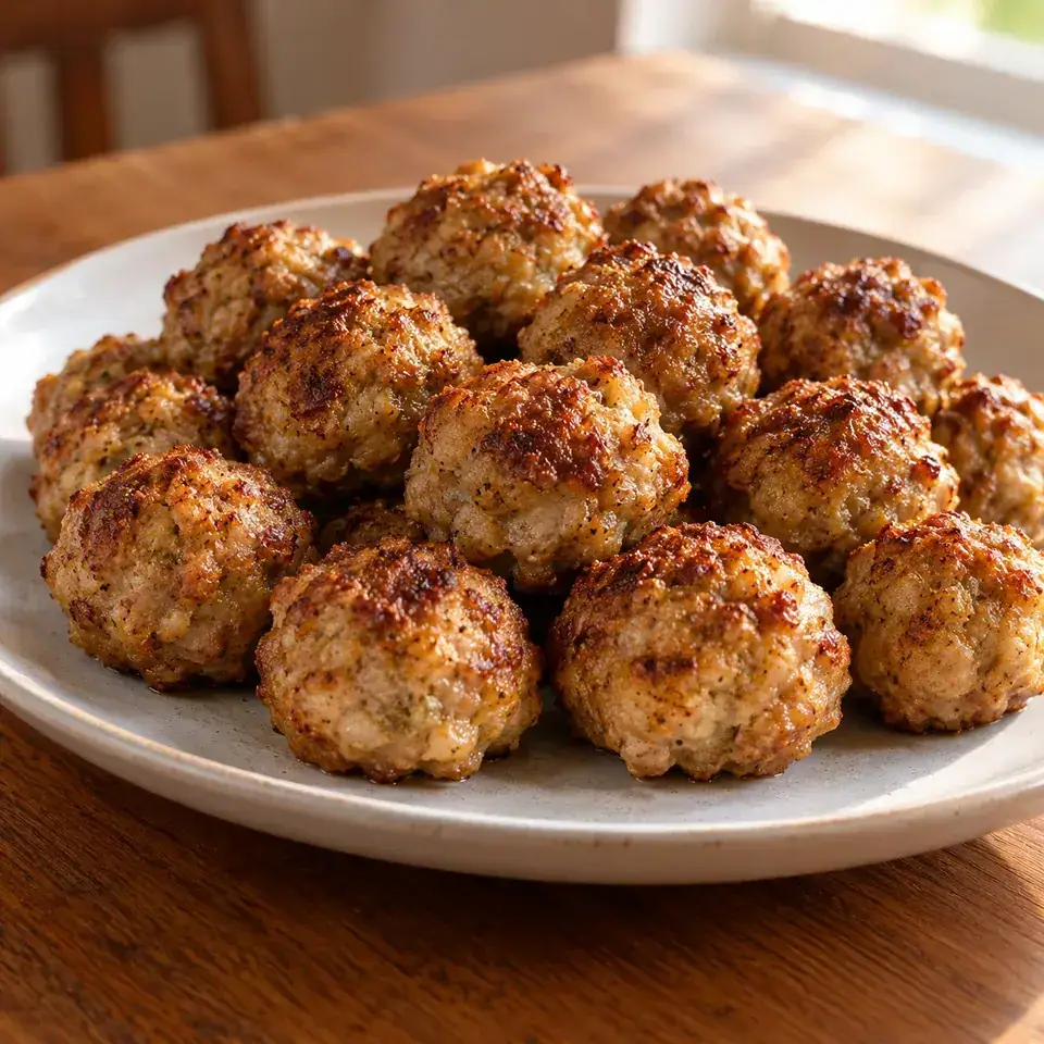Turkey and Stuffing Meatballs — serving inspiration