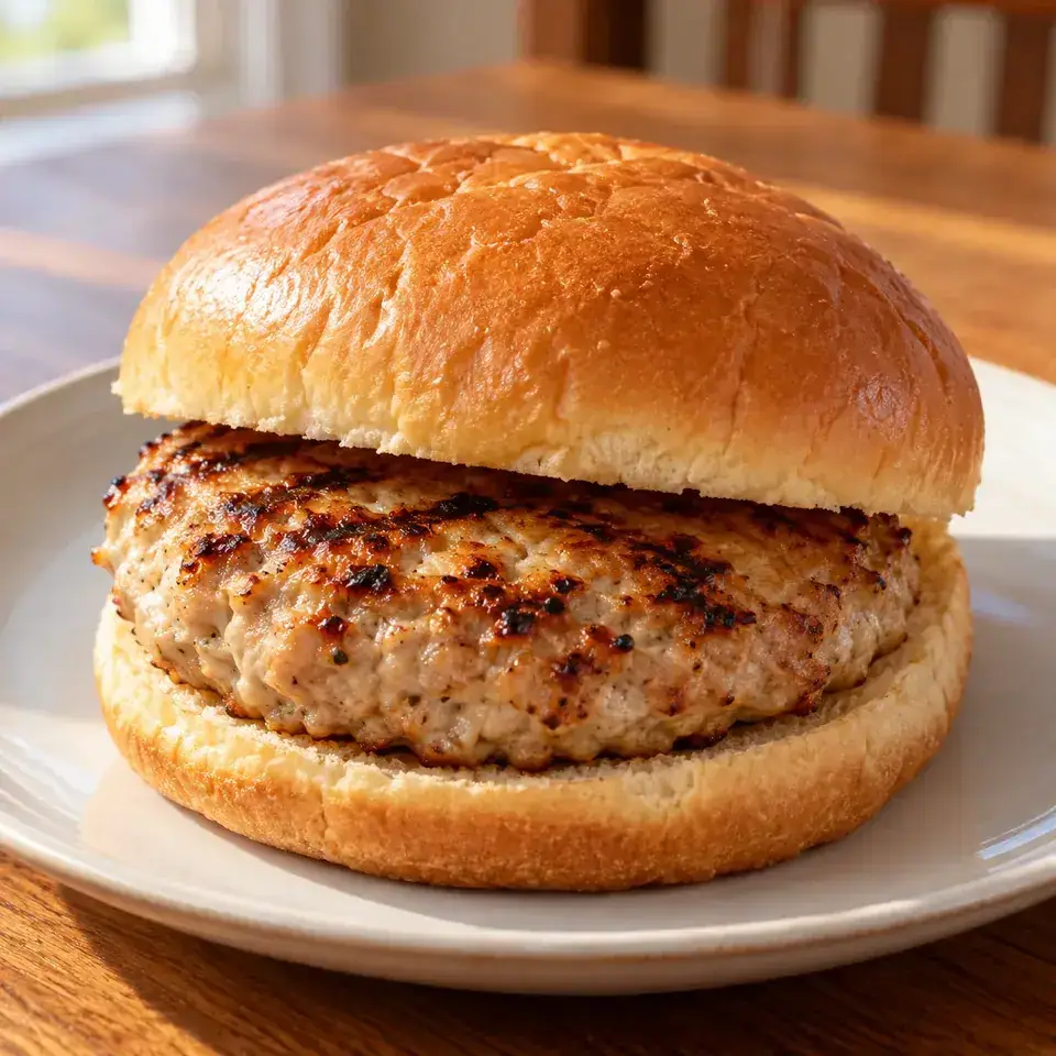Turkey Burger — serving inspiration
