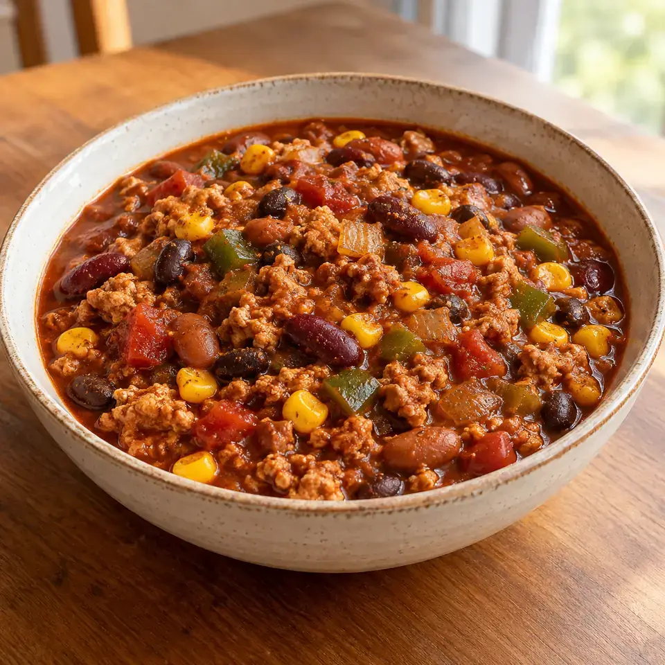 Turkey Chili — serving inspiration