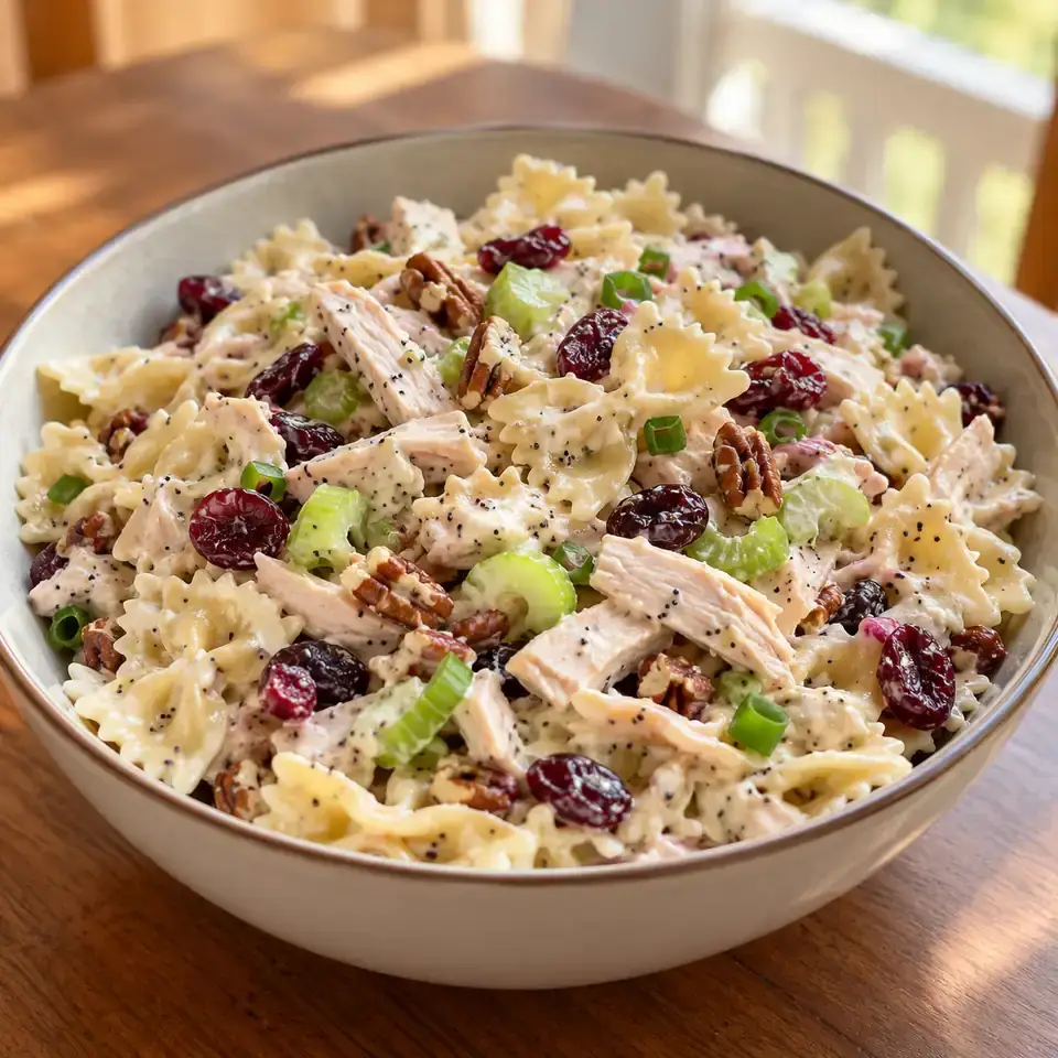 Turkey Cranberry Pasta Salad — serving inspiration