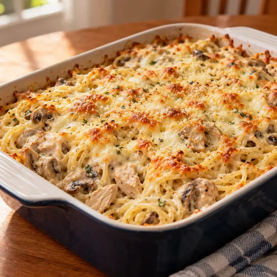 Turkey Tetrazzini — serving inspiration