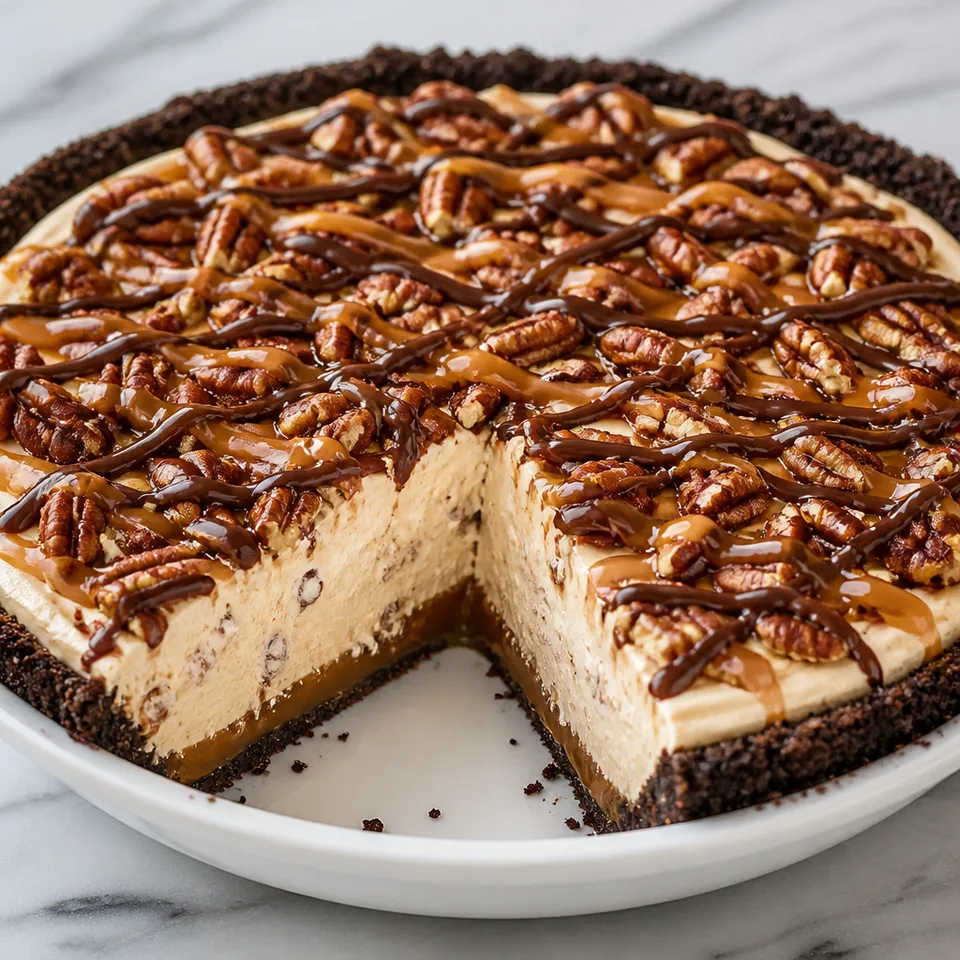 Turtle Pie — serving inspiration