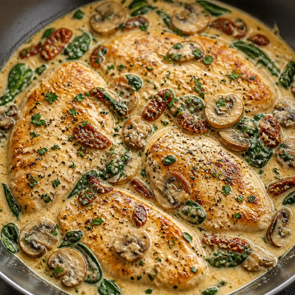 Tuscan Chicken — serving inspiration