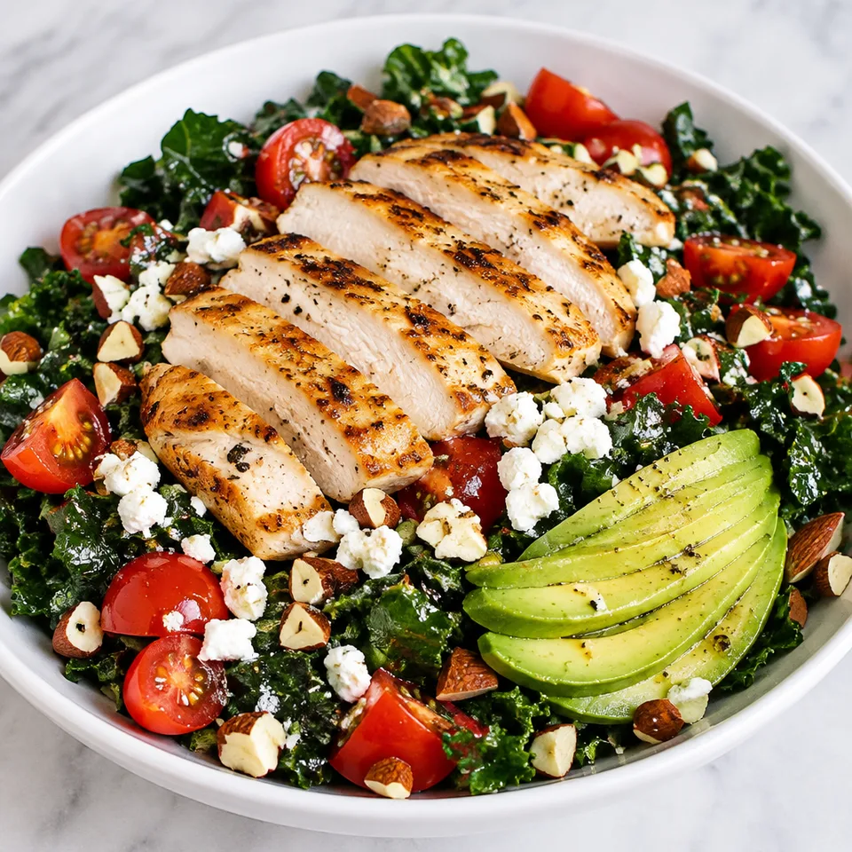 Tuscan Kale Salad — serving inspiration