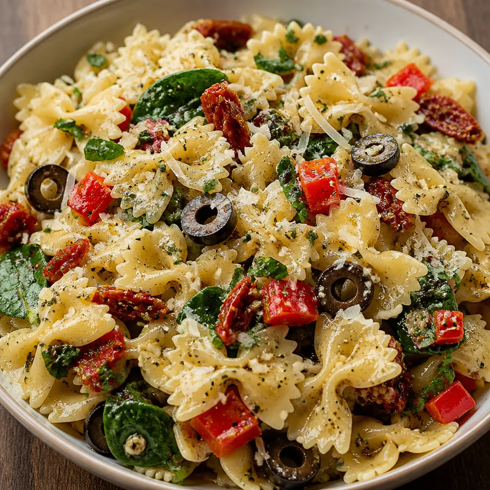 Tuscan Pasta Salad — serving inspiration