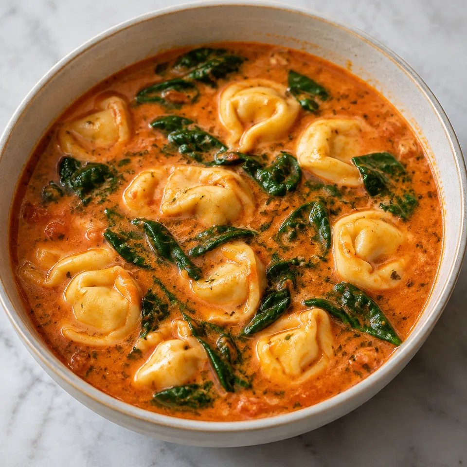 Tuscan Tomato Tortellini Soup — serving inspiration
