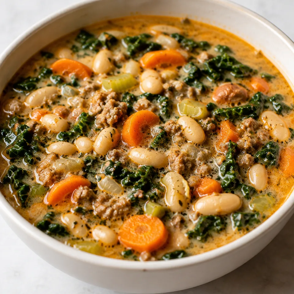 Tuscan White Bean Soup — serving inspiration