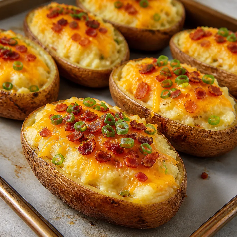 Twice Baked Potatoes (Make Ahead and Freeze) — serving inspiration