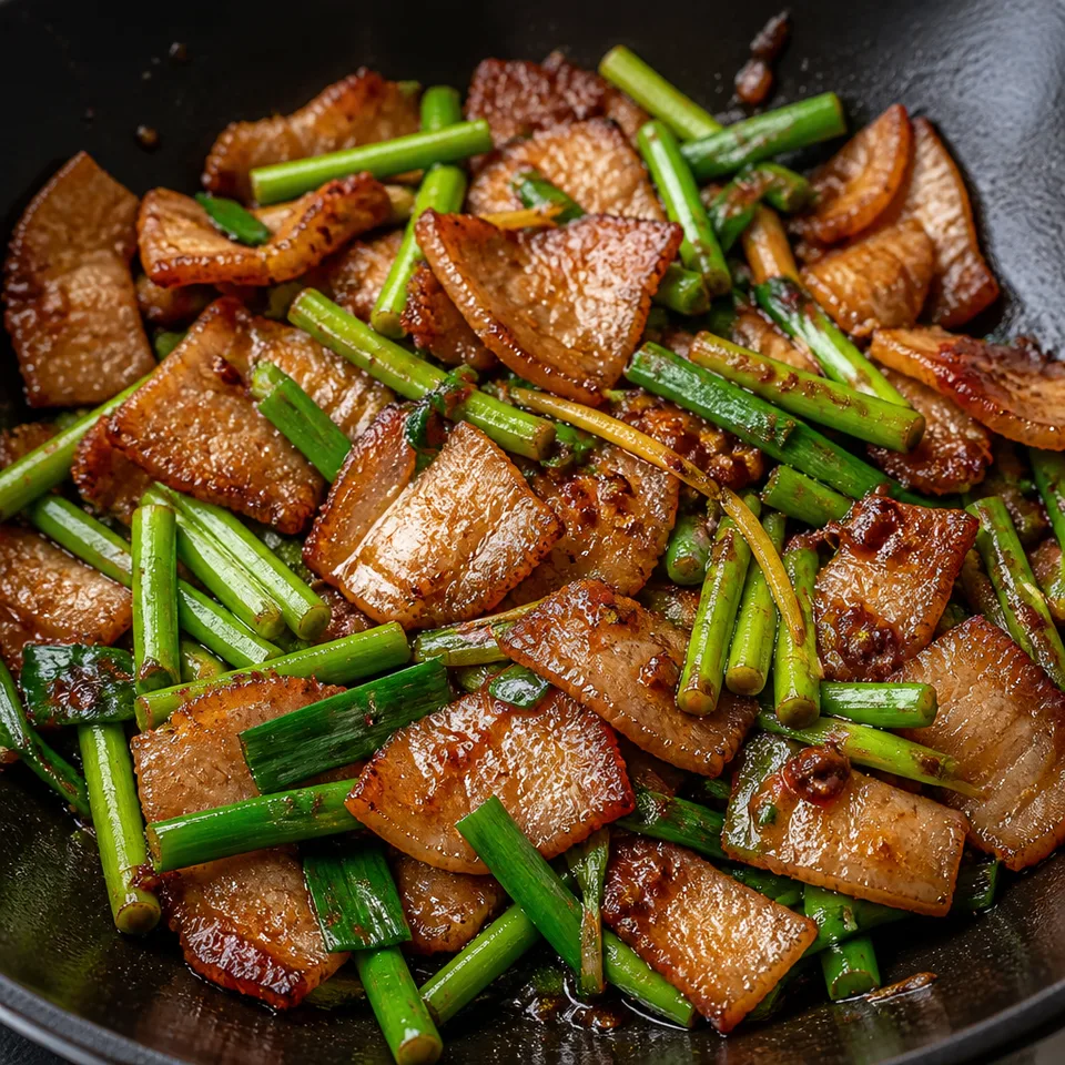 Twice Cooked Pork (Huí Guō Ròu) — serving inspiration