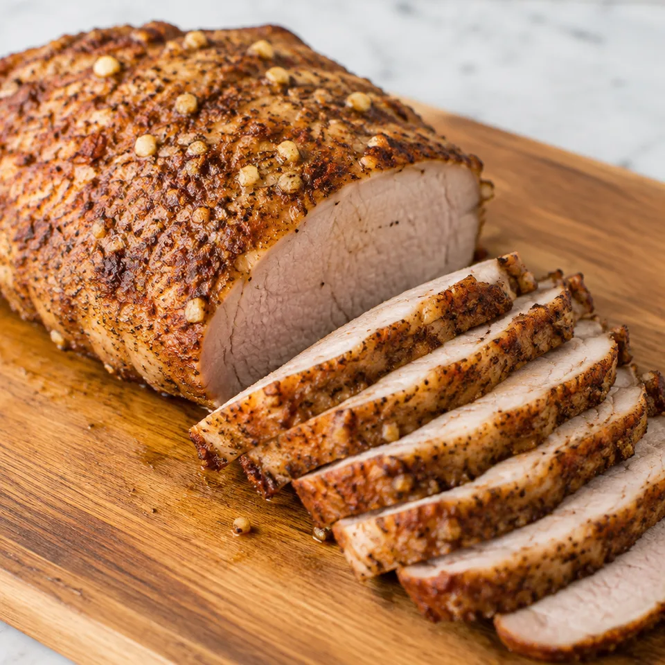 Ultimate Garlic Pork Loin Roast — serving inspiration