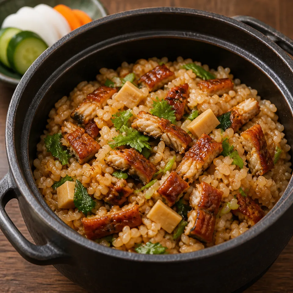 Unagi Kamameshi — serving inspiration