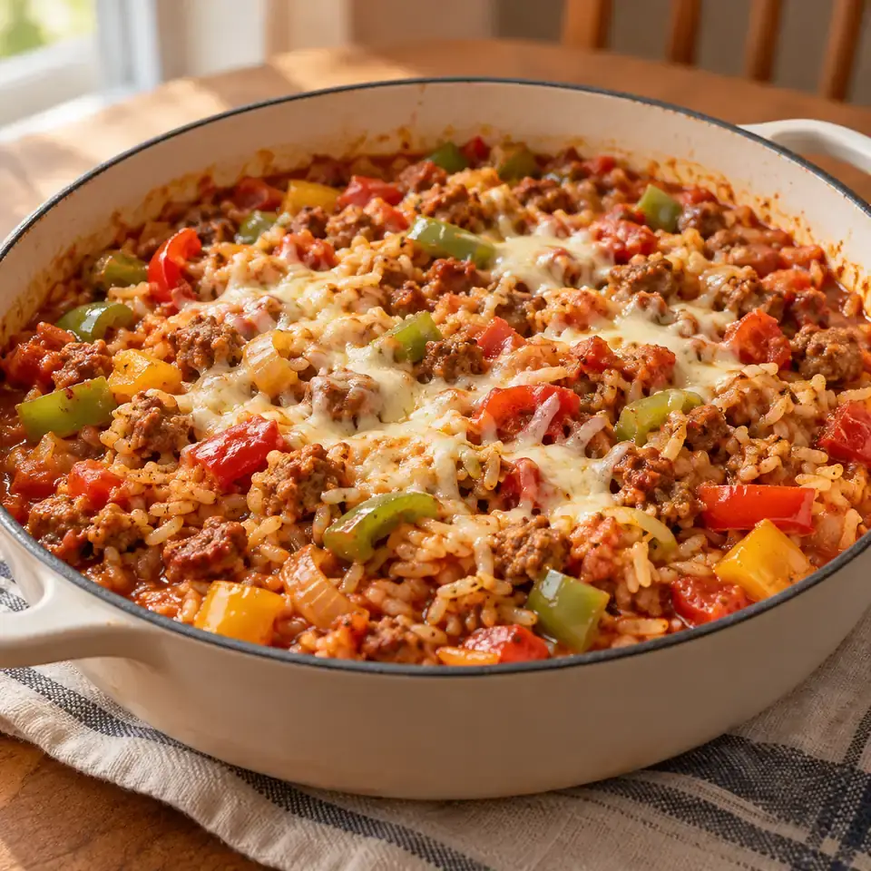 Unstuffed Peppers — serving inspiration