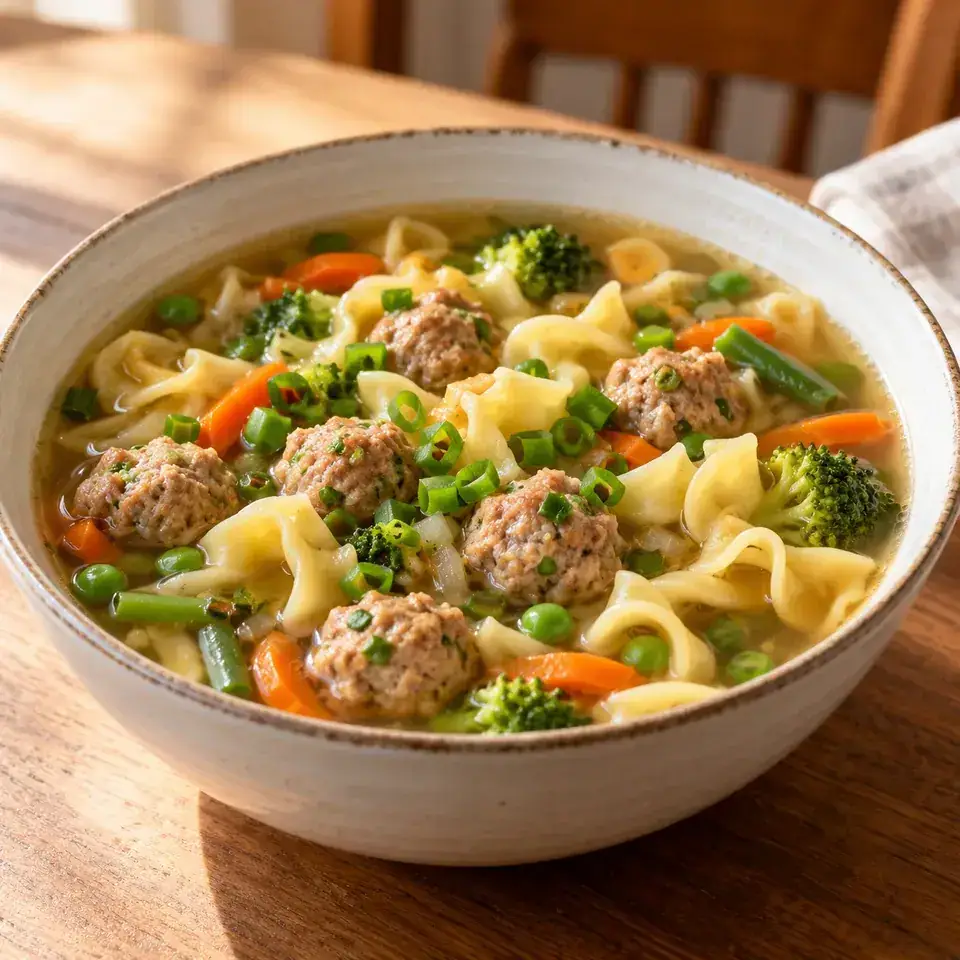 Unwrapped Wonton Soup — serving inspiration