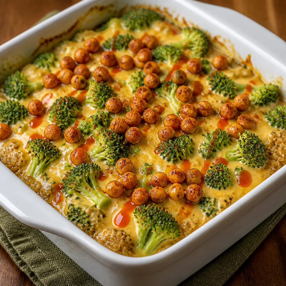 Vegan Broccoli and Cheese Casserole — serving inspiration