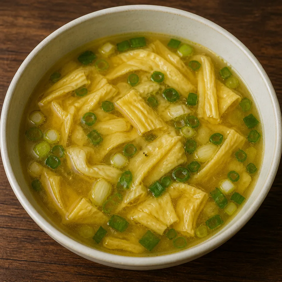 Vegan Egg Drop Soup (A Recipe From My Cookbook) — serving inspiration