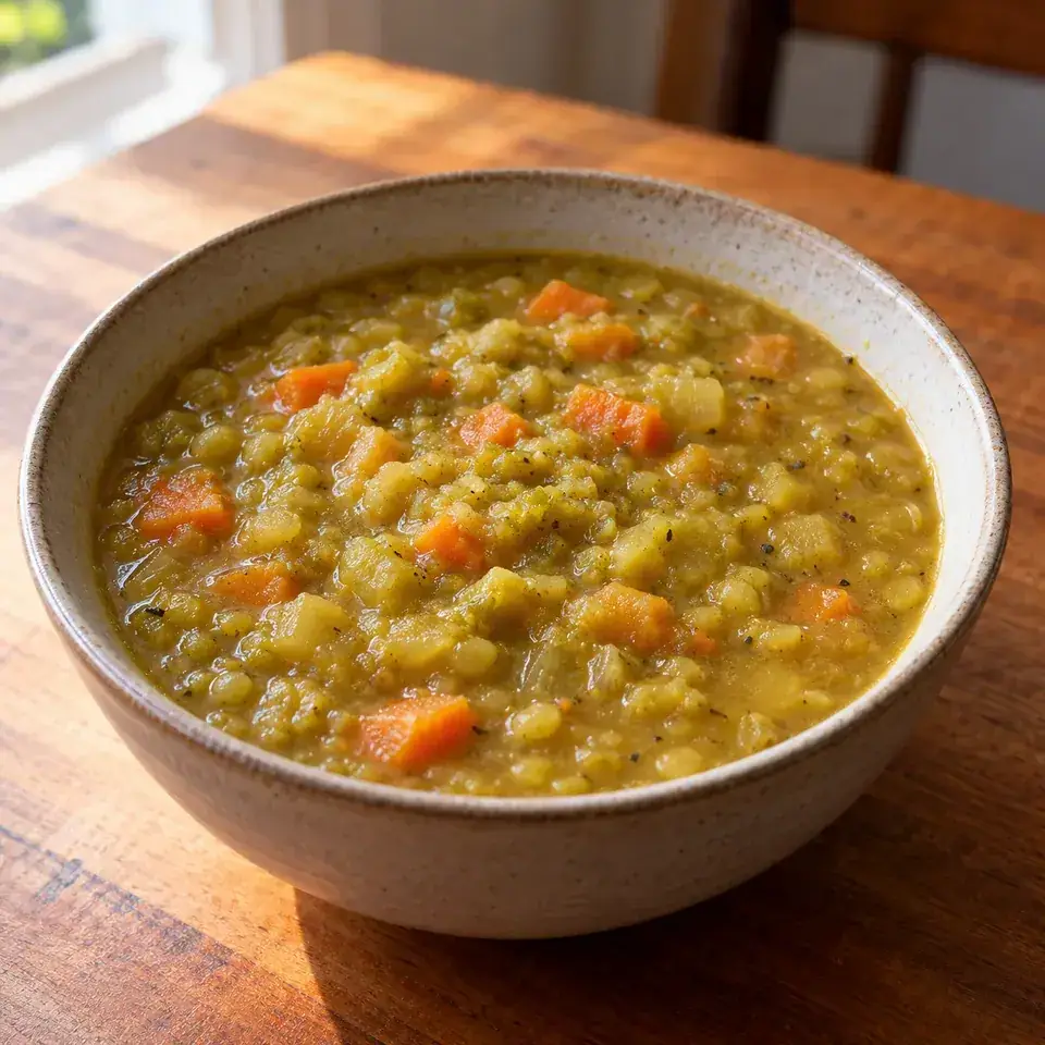 Vegan Split Pea Soup — serving inspiration